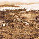 An old aerial image of Powai.